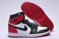 new nike air jordan 1 chaussures homme classique for sale blanc noir rouge